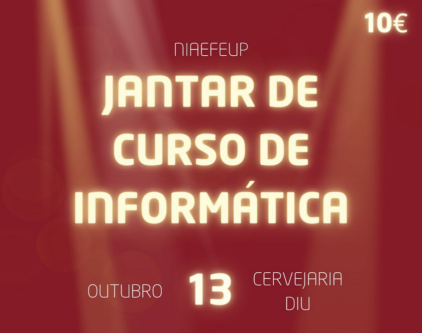 1º Jantar de Curso - 22/23