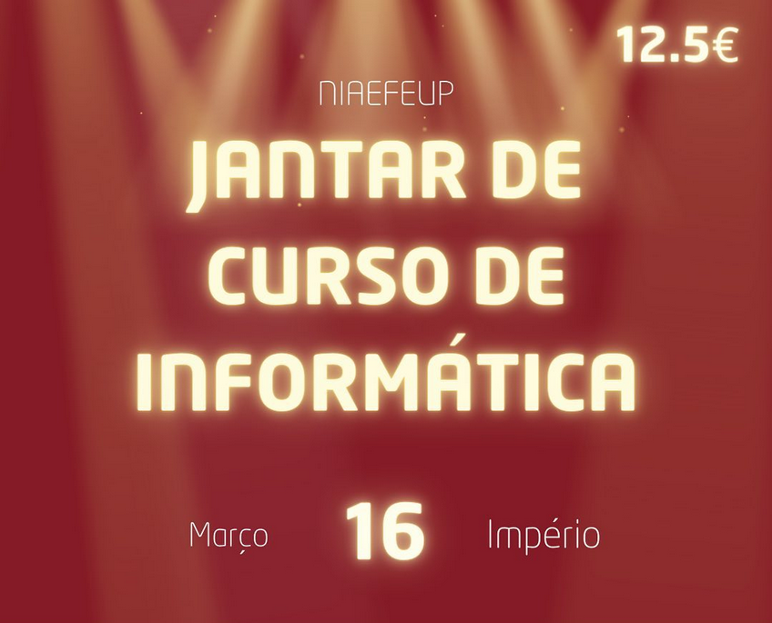 4º Jantar de Curso - 22/23